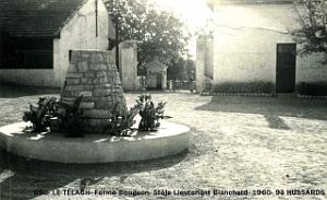 050- Le Telagh- Ferme bougeon- Stele Lieutenant Blanchard- 1960